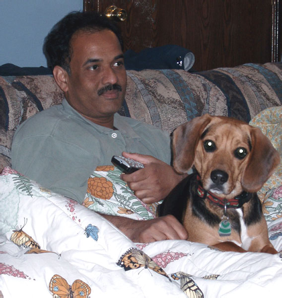 Papa and Snoopy